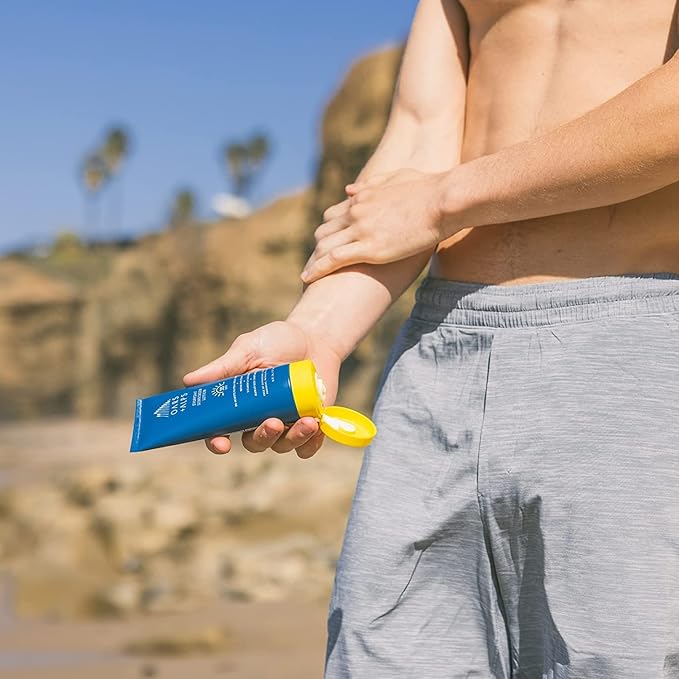 Oars + Alps Sunscreen Body Lotion for Everday Use, SPF 35 Body & Face Sunscreen Lotion, Infused with Aloe Leaf & Vitamin E, No White Residue, Water & Sweat Resistant, All Skin Types, Lightweight, 6oz-GlimoraGlow