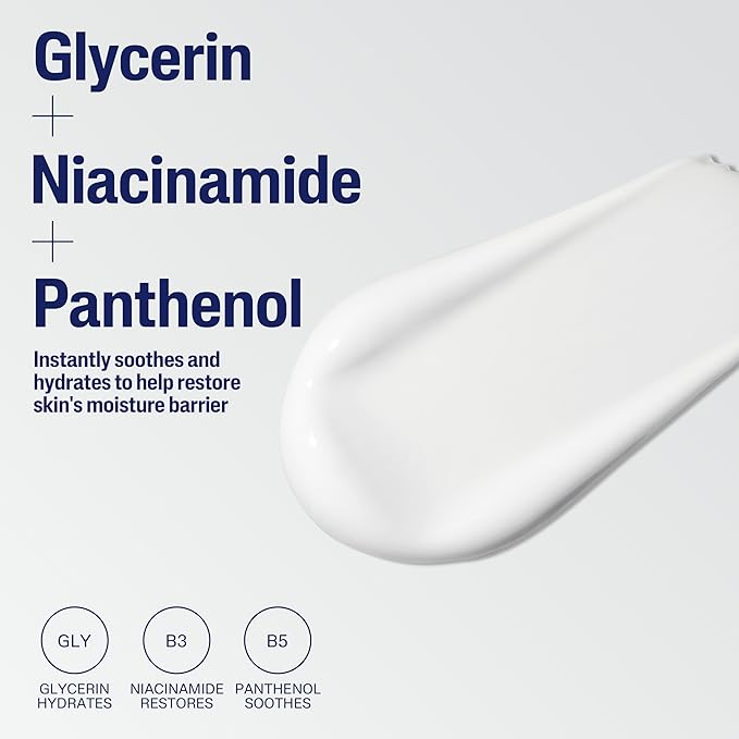 Cetaphil Face & Body Moisturizer, Hydrating Moisturizing Lotion for All Skin Types, Suitable for Sensitive Skin, NEW 8 oz Pack of 3, Fragrance Free, Hypoallergenic, Non-Comedogenic-GlimoraGlow