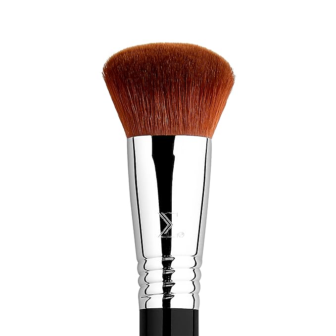 Sigma Beauty F47 Multitasker Makeup Brush – Multi-Use Face Makeup Brush for Blending, Contouring, & Buffing, Use with Foundation, Blush, Bronzer, Contour, or Highlighter (1 Brush)-GlimoraGlow