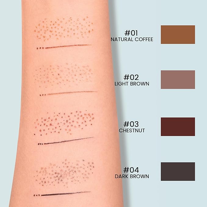 2-in-1 Dual Ended Microblading Freckle Pen & Freckle Stamp,Waterproof Freckle Stamp & Precise 15°Tip for Natural Lifelike Freckle Makeup,Perfect Make up,Last 24Hrs.-GlimoraGlow