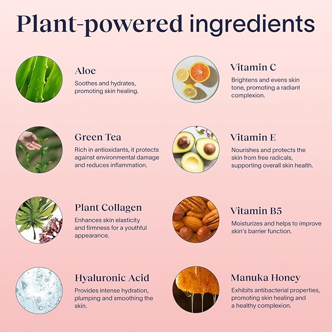 Anti-aging Neck Firming Cream with Collagen & Hyaluronic Acid - Made in USA with Natural & Organic Ingredients Face Neck and Chest Tightening Moisturizer (Classic)-GlimoraGlow