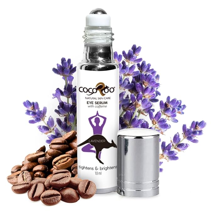 Caffeinated Eye Serum, Nutrient-Dense, 100% Pure, Natural & Vegan (Lavender)-GlimoraGlow
