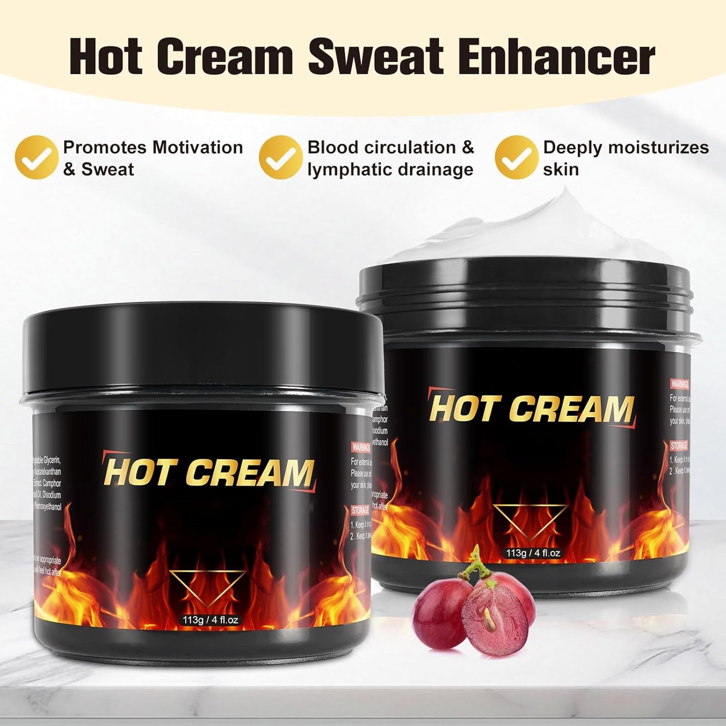 Hot Sweat Cream 2Pack for Women and Men-GlimoraGlow