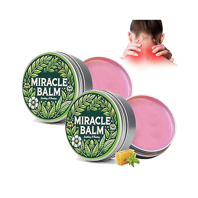 Miracle Balm, Organic Miracle Balm, Natural Ingredients, Relaxed and Comfortable for Legs, Arms, Back（2 pcs） AA-GlimoraGlow