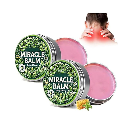 Miracle Balm, Organic Miracle Balm, Natural Ingredients, Relaxed and Comfortable for Legs, Arms, Back（2 pcs） AA-GlimoraGlow