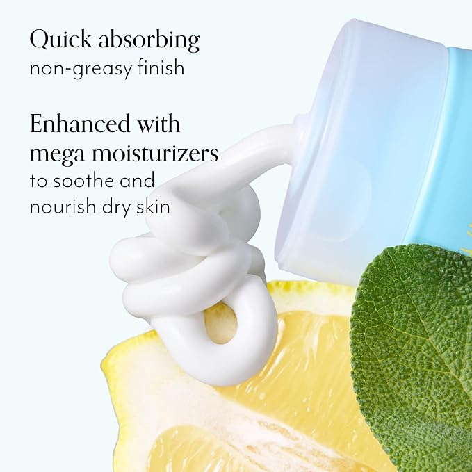 Bliss Body Butter - Lemon and Sage Body Butter - Maximum Moisture Cream - 32 Fl Oz - Body Lotion for Dry Skin - Long-Lasting Moisturizer for Women & Men - Vegan & Cruelty-Free-GlimoraGlow