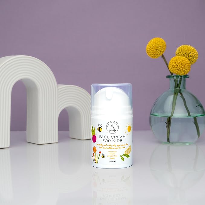Award-Winning Kids Face Cream - Gentle & Calming Moisturizer with Natural Ingredients for Sensitive & All Skin Types - Fragrance-Free-GlimoraGlow
