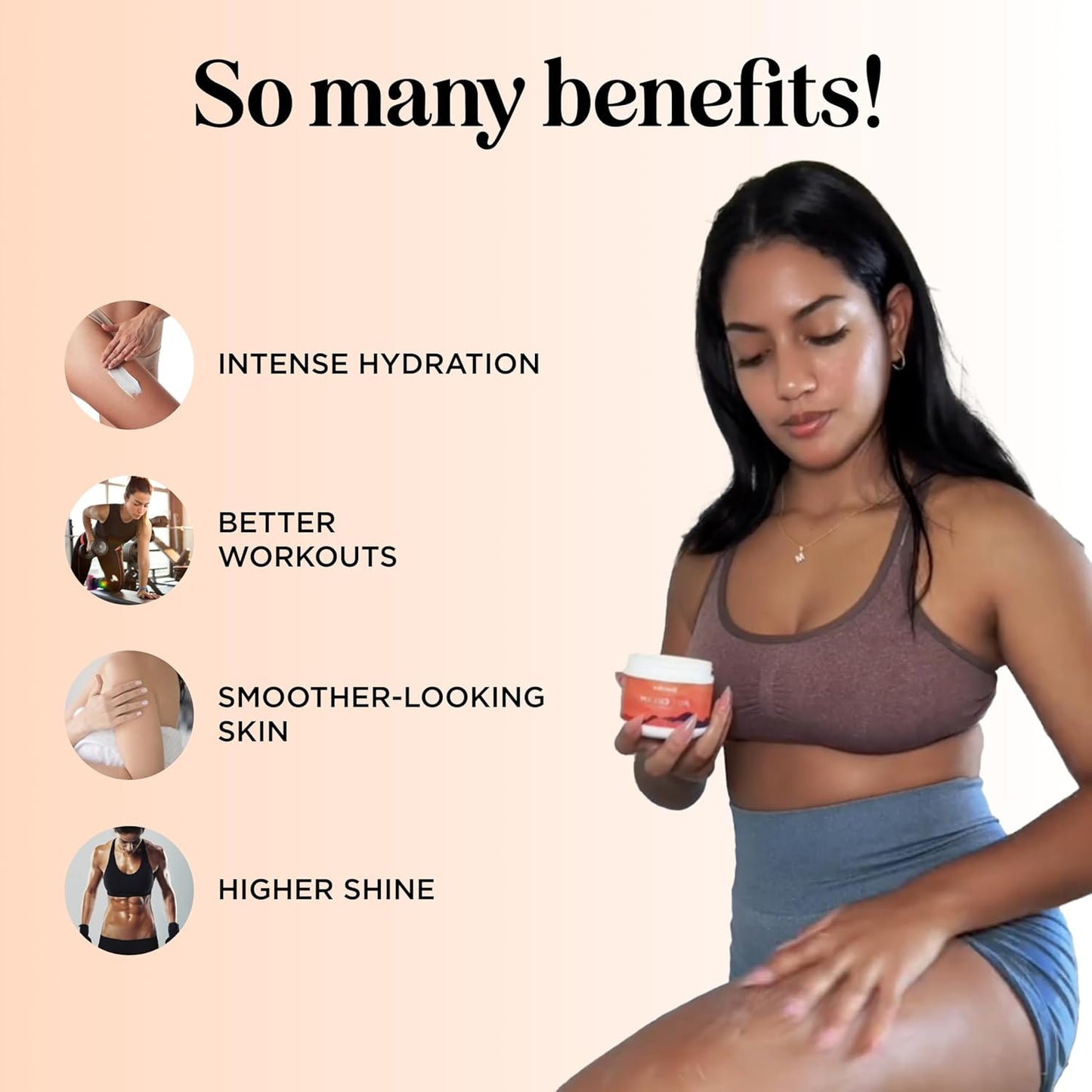 Hot Firming Lotion Sweat Enhancer - Skin Tightening Cream for Stomach Fat and Cellulite - Sweat Cream for Better Workout Results - Long Lasting Moisturizing Pre and Post Workout Massage Lotion-GlimoraGlow
