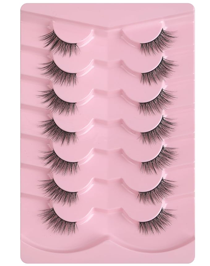 Half Lashes Natural Lashes Wispy Lashes Corner Lashes 3/4 False Eyelashes Natural Half Eyelashes W19-GlimoraGlow