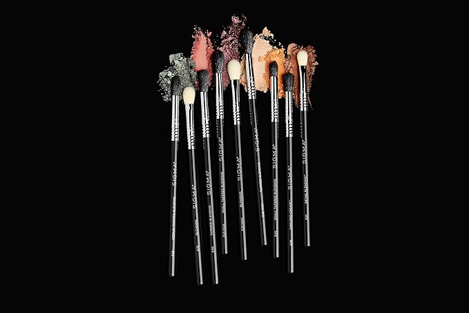 Sigma Beauty E38 Diffused Crease Brush - Blending Brush For Corner Eyelids - Eyeshadow Application and Fluffy Blending Brush - Apply Pigment and Blend Harsh Lines-GlimoraGlow