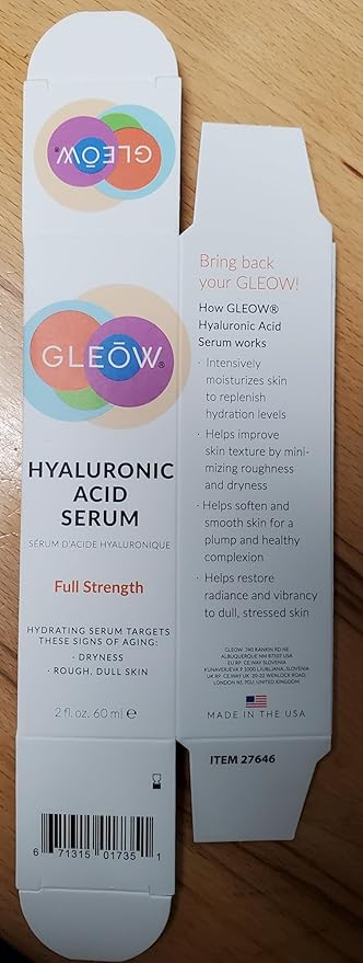 New 2024 Pure Hyaluronic Acid Serum for Face - Hydrating Serum for Women - Hyaluronic Acid Pure Face Serum for Women - Face Serum for Dry Skin with Dark Spots 2oz-GlimoraGlow