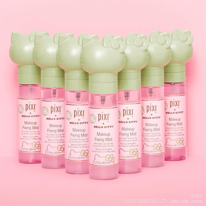Pixi + Hello Kitty Makeup Fixing Mist |Lightweight Setting Spray | 80 ml / 2.7 fl oz-GlimoraGlow