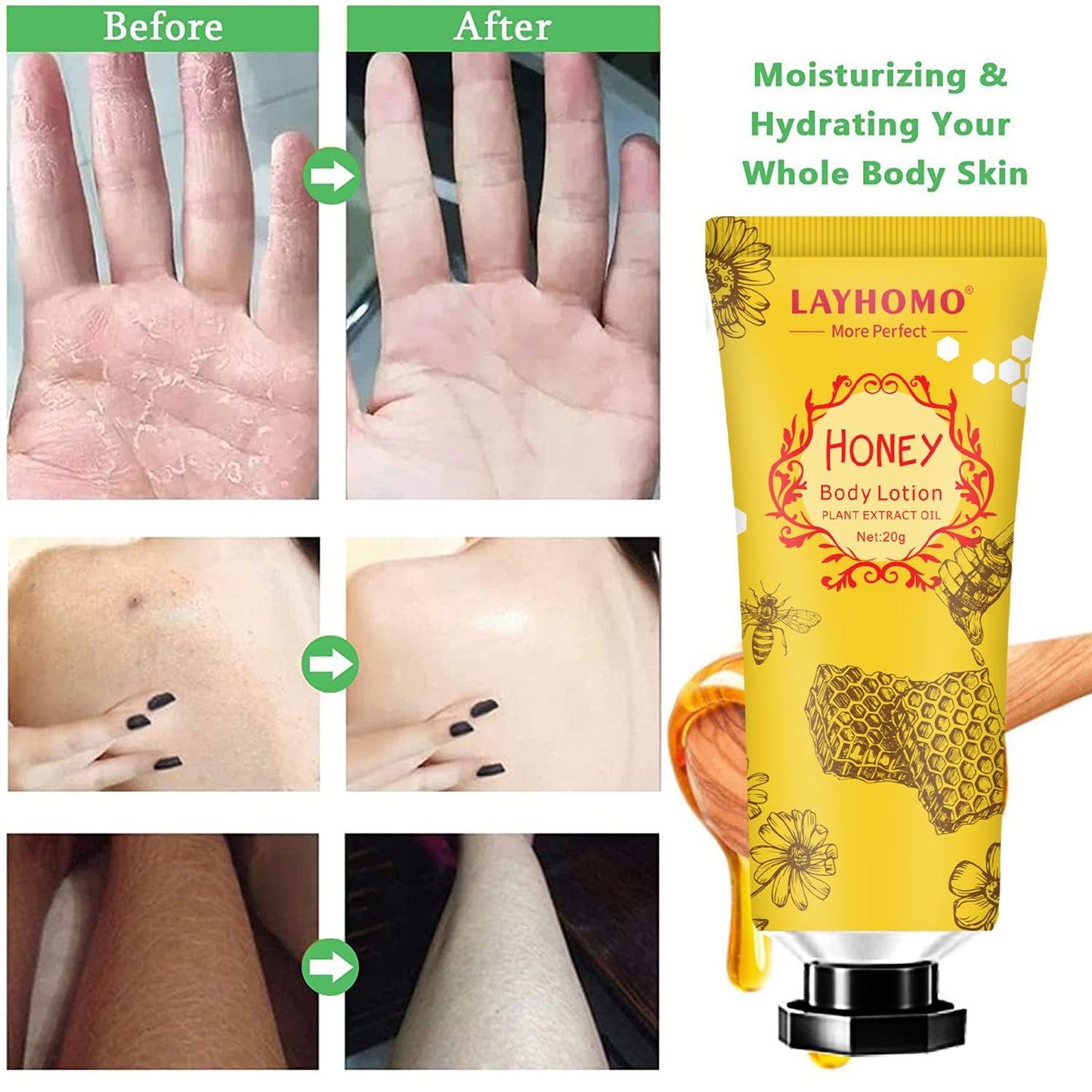 20 Pack Mini Body Lotion Gift Bulk for Dry Skin,Travel Size Small Body Cream With Shea Butter Natural Fragrance Moisturizing Body Lotion for Women Men,Stocking Stuffers Christmas Thank You Gift-GlimoraGlow