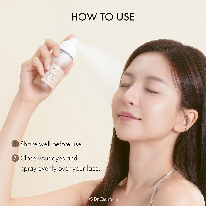 Dr.Ceuracle Vegan Kombucha Tea Mist - Hydrating Face Mist, Portable Milky Spray Serum, Korean Skincare (80 ml / 2.70 fl. oz.)-GlimoraGlow
