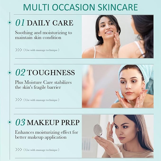 Hyaluronic-Acid Skincare Set, Skin Care Kit For Women, Skincare Gift Set, 6pcs Facial Kit For Women With Cleanser, Face Serum, Face Moisturizer, Eye Cream & Face Mask, Clean, Soft, And Plump-GlimoraGlow