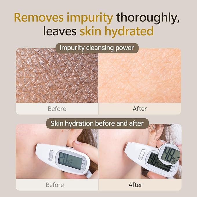 Rice Mask Cleanser 6.76 fl oz - Glow-Boosting & Hydrating Face Wash with Jeju Rice & Natto Gum, Gentle Exfoliating Daily Foam Cleanser, Deep Pore Cleansing, Non-Irritating- Korean Skin Care-GlimoraGlow