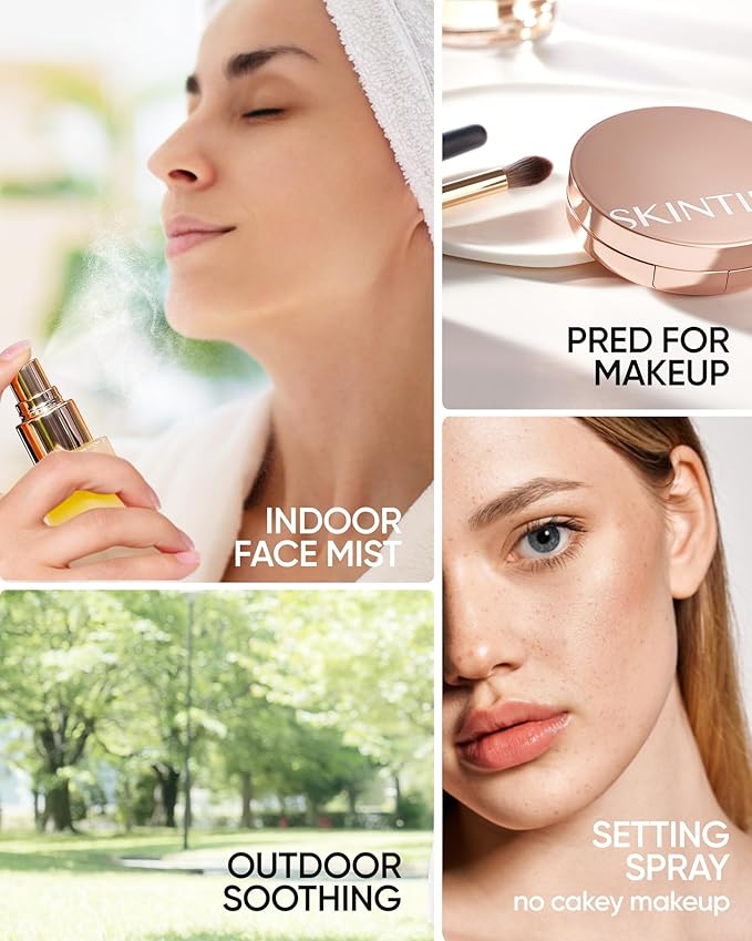 Radiance Booster Spray Serum, Vegan Skin Care, Light-weight Face Moisturizer, Glow Serum for Radiant Skin, Non Comedogenic, All In One Mist, 3.3 fl oz.-GlimoraGlow