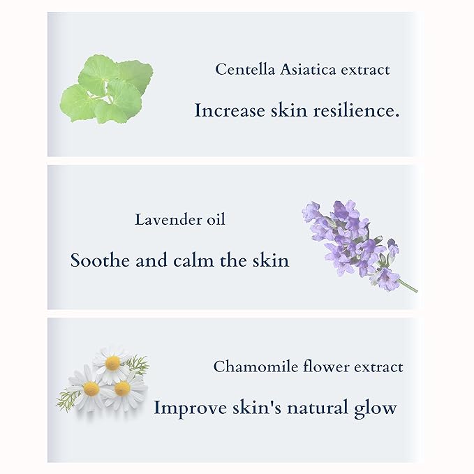 Daily 3 in 1 Facial Cleanser, Exfoliator and Wash-off Mask, Vegan, Cruelty Free, Plastic Free, Travel Friendly, 1 Month Supply Refill (60 Tablets) (Calming)-GlimoraGlow