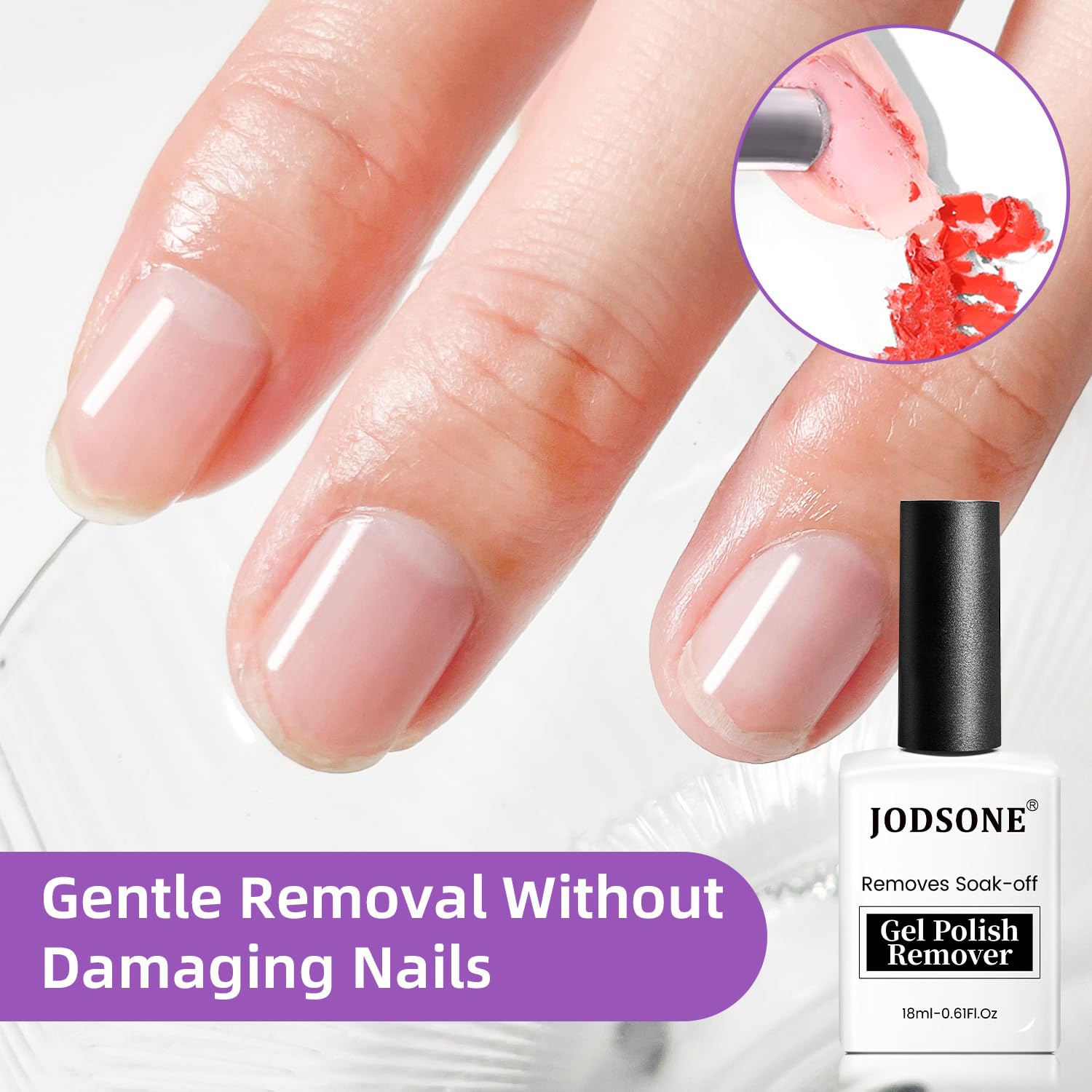 JODSONE 18ML Gel Nail Polish Remover No Need Soaking or Wrapping Gel Remove Within 2-5 Minutes Gel Nail Remover Easy And Quick Remove-GlimoraGlow