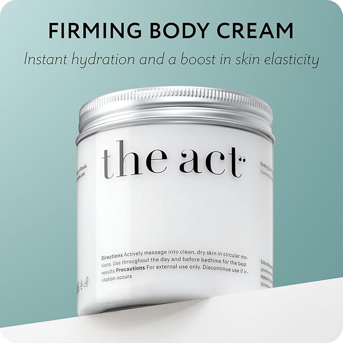 The Act Firming Body Cream – Hydrating Cream with Green Coffee & Lotus – Smooths and Nourishes Skin for a Spa-Like Experience for Men and Women, 8.5 fl oz-GlimoraGlow