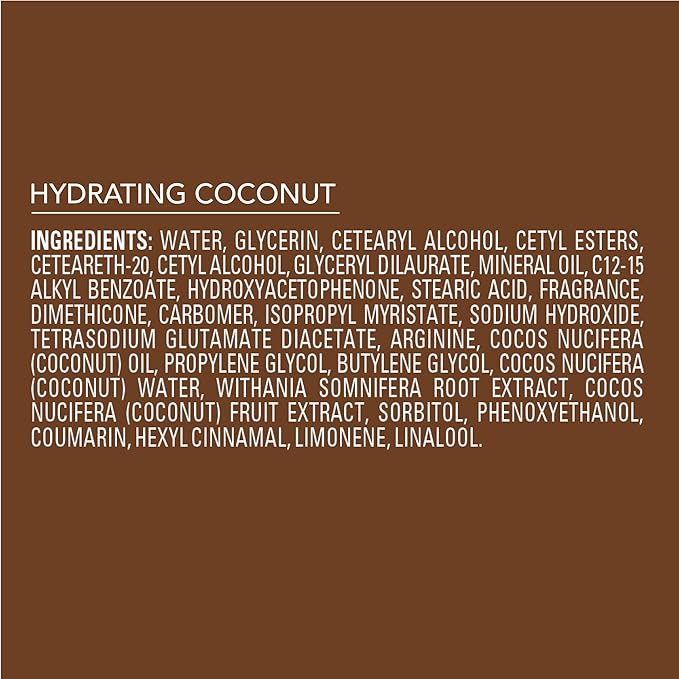 Jergens Hydrating Coconut Body Lotion, Hand and Body Moisturizer, Infused with Coconut Oil, Hydrates Dry Skin Instantly, Dermatologist Tested, 16.8 oz, Pack of 3-GlimoraGlow