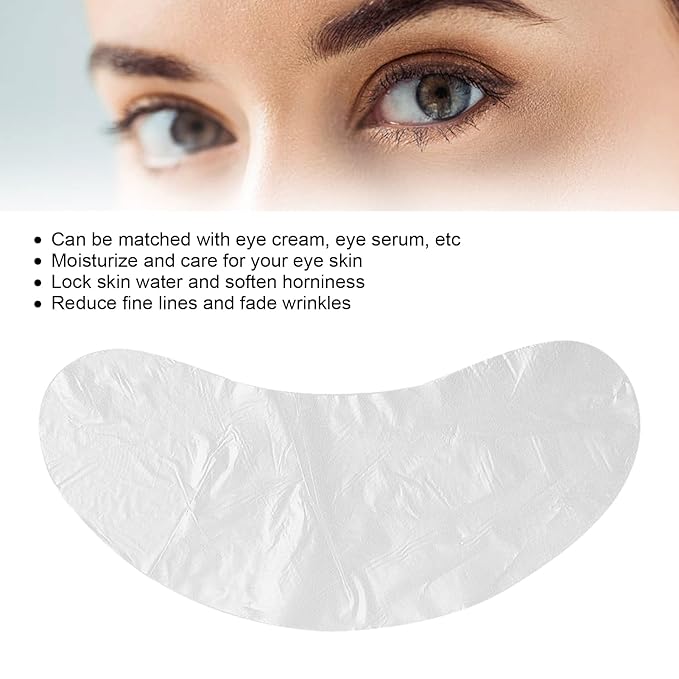 100 Pcs DIY Disposable Eye Pad Patch Dark Circles Under Eye Patches Promote Water Absorption Blocking Disposable Eye Skin Care Pads Skin Treatment For Wrinkles Eye Mask Pads For Dark Circles-GlimoraGlow