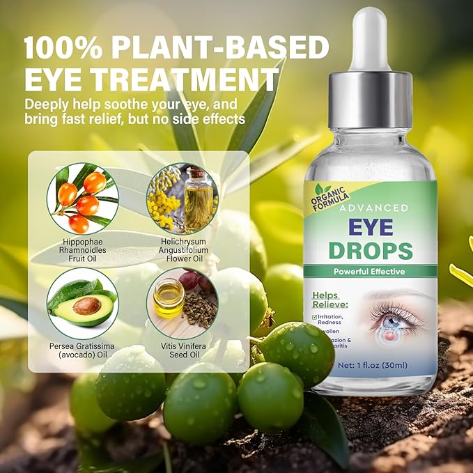 Stye Eye Treatment, Stye Eye Drops Serum for Styes Chalazion and Blepharitis, Chalazion Remover Fast Relief, Restore Healthier Eye Skin, 30ml-GlimoraGlow