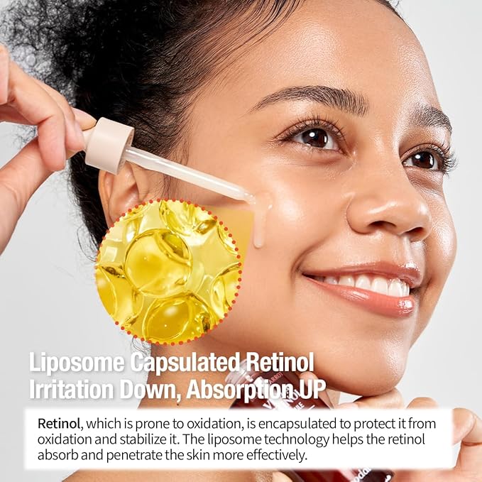 GOODAL Black Carrot VITA-A Retinol Ampoule 30ml, Hydration Facial Serum for Glowy Skin, Lightweight Serum, Korean Skincare, Pore minimizer-GlimoraGlow