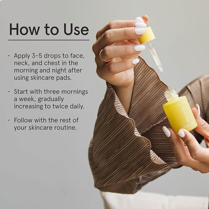 Barefaced Liquid Gold 1 Fl Oz - 15% Vitamin C Serum with Hyaluronic Acid & Vitamin E for Anti-Aging, and Hydration, Antioxidant Formula, Reduces Dark Spots, Acne & Wrinkles-GlimoraGlow