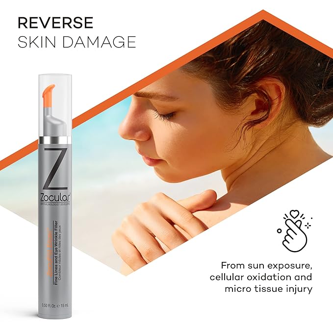 Zocufill Elixir Eye Gel and Face Serum - Eye Bags Treatment for Women and Men - Reduce the Appearance of Dark Circles, Puffy Eyes, Fine Lines and Wrinkles-GlimoraGlow