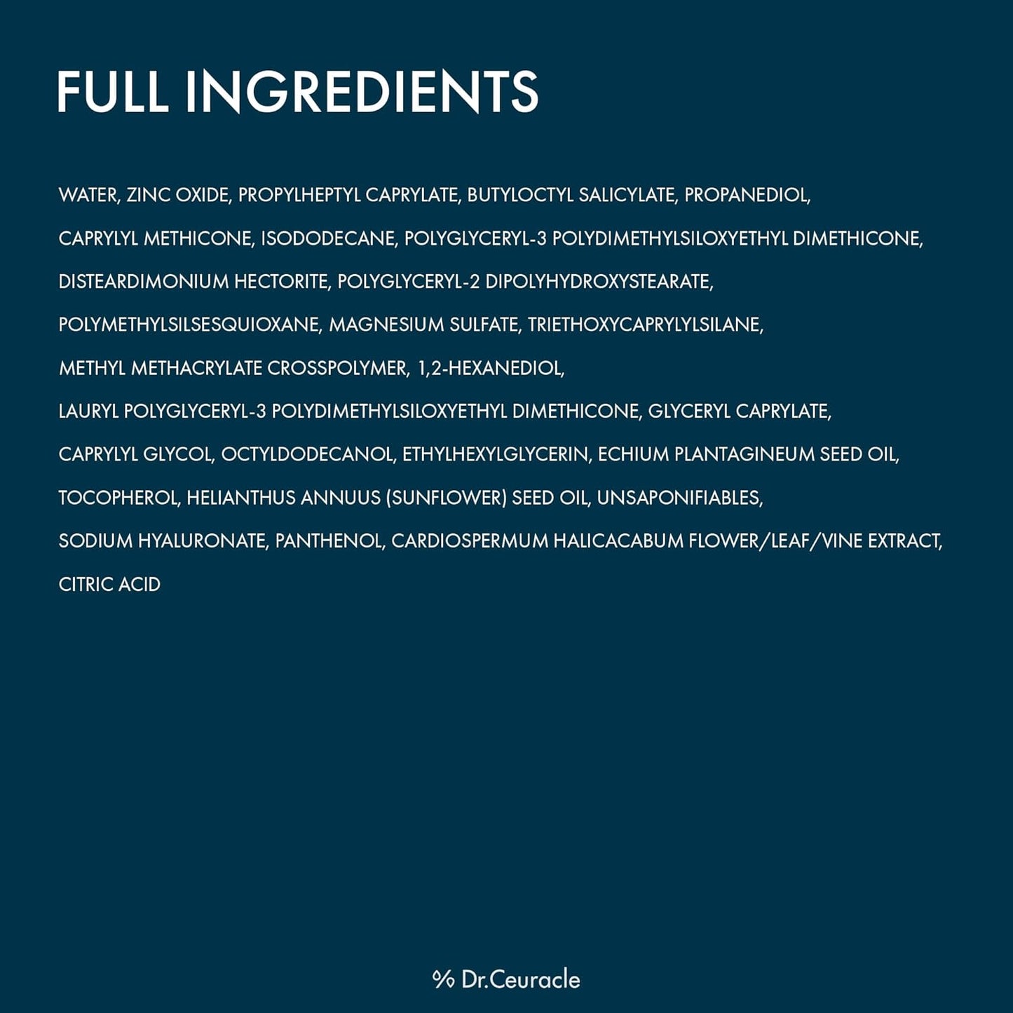 Dr.Ceuracle Hydra Barrier Mineral Sunscreen Broad Spectrum SPF 50 - Korean Sunscreen with Zinc Oxide and Hyaluronic Acid, Dewy Glow (50 ml / 1.69 fl. oz.)-GlimoraGlow