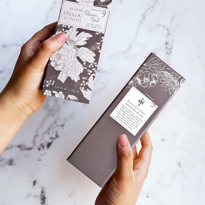 LOLLIA In Love Dry Body Oil, 6.8 Fl. Oz. – Classic Petal – Women’s, Scented, Moisturizing, Dry Body Oil for Women, For All Skin Types-GlimoraGlow