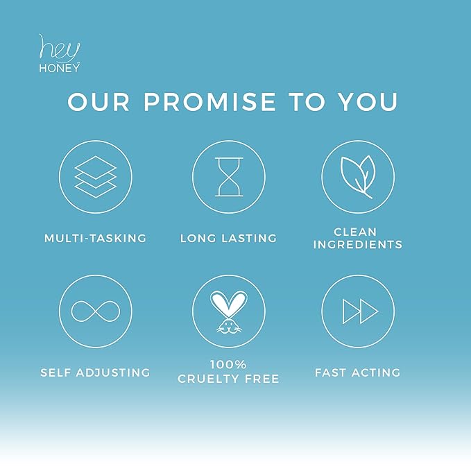 Hey Honey Skincare Be Clear - Acne Spot Treatment Overnight, Pimple Drying Lotion, Use Over Zits Whitehead & Blemishes 1 OZ-GlimoraGlow