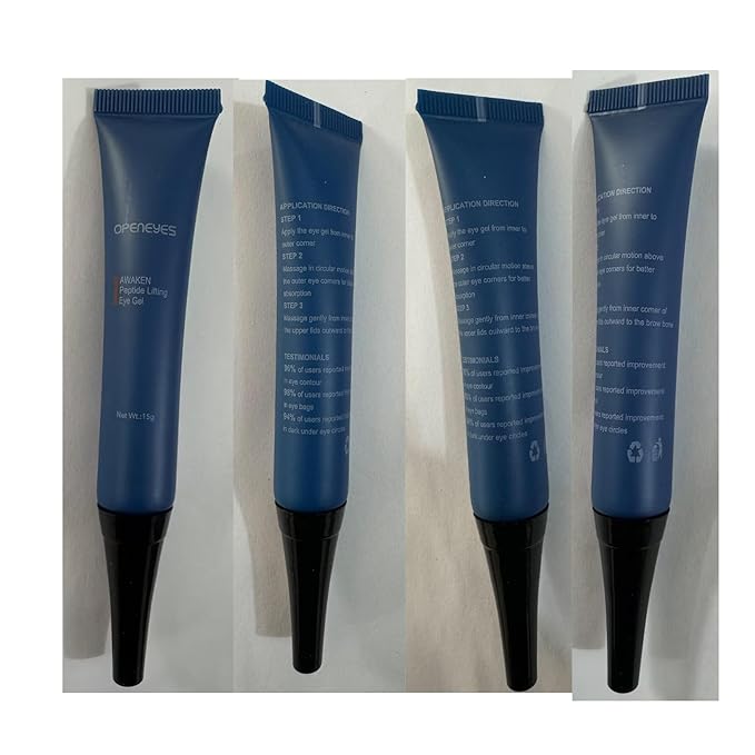 Open eyes awaken peptide lifting eye gel,peptide eye lifting gel,Reduces Dark Circles, Dark circles Hydrating firming Eye cream (5PCS)-GlimoraGlow