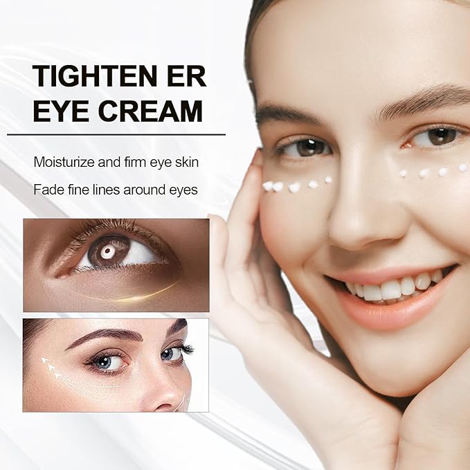 Instant Firm Eye Cream, Temporary Eye Tightener,Instant Firm Eye Tightening Cream for Firm Under Eye Firming, Reduce Fine Lines,2pcs-GlimoraGlow
