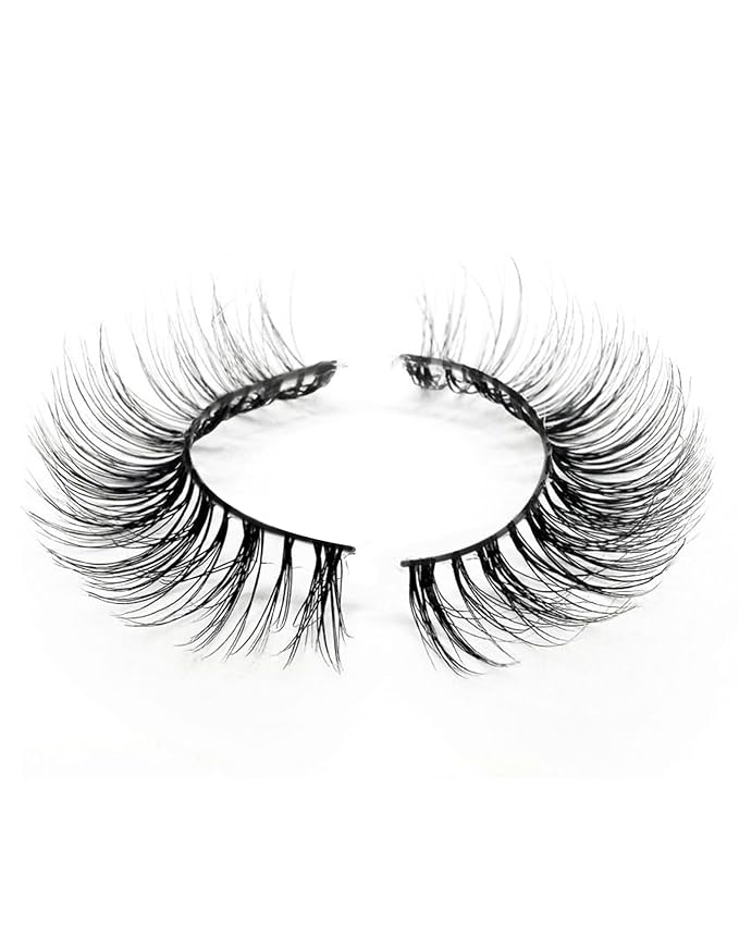 Eyelashes Natural Look Strip Lashes Wispy Natural Mink Lashes Volume Lash Fluffy Fake Eyelashes C Curl False Lashes Thick Eyelashes 7 Pairs-GlimoraGlow