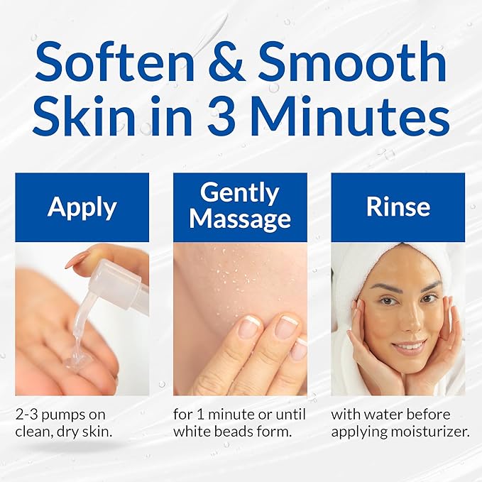 Cure by Toyo | Aqua Gel Gentle Exfoliator | Clear and Softer Skin | Non-Abrasive Face and Body Cleanser | Sensitive Skin | 3 Pack-GlimoraGlow