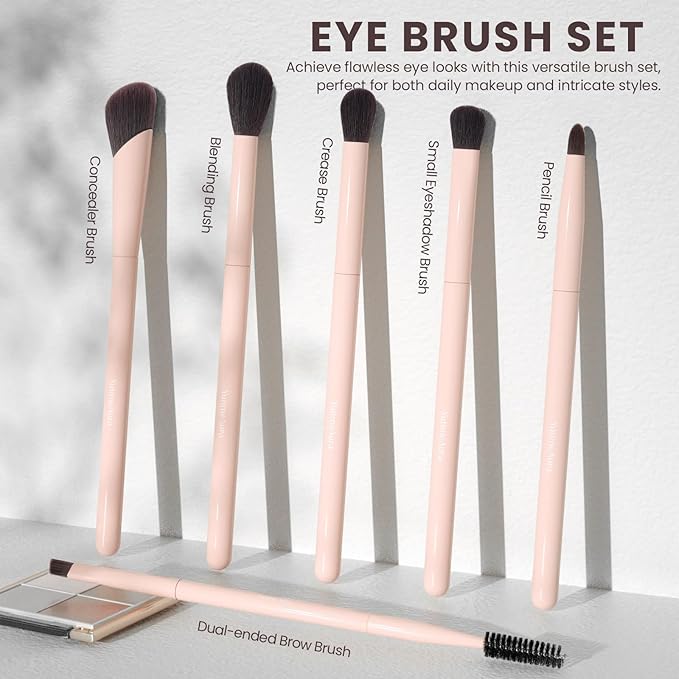 Makeup Brushes 10Pcs Professional Makeup Brush Set Foundation Contour Concealer Blush Highlight Powder Blending Eye Shadow Brush-GlimoraGlow