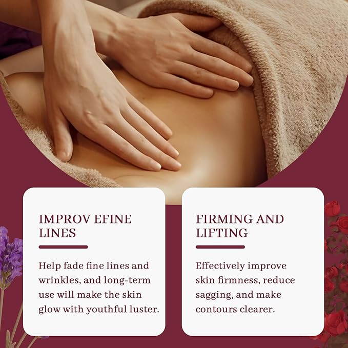 Magic Body Firming Oil, Luxury Body Oil for Crepe Skin, Tightening & Hydrating Body Oil After Shower with Vitamin E and Rosehip, Non-Greasy Body Serum Oil for Thighs, Arms, Chest, 100ML / 3.38 Fl Oz-GlimoraGlow