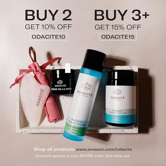 ODACITE Anti Aging Serum Concentrate with Buriti Oil, Vitamin C, Beta-Carotene - 0.17 fl. oz-GlimoraGlow