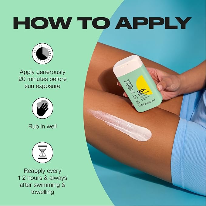 St Moriz Suncare SPF - Sunscreen - Water Resistant Sunscreen Moisturizing Lotion + Vitamin E - Oxybenzone & Octinoxate Free - Vegan - Body, 30, Sun Protection Factor (SPF)-GlimoraGlow