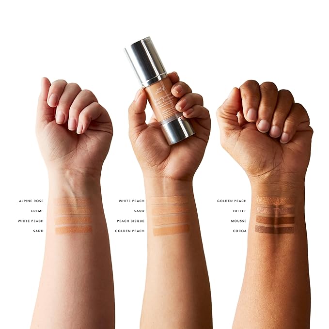 100% PURE Fruit Pigmented Healthy Foundation, Alpine Rose, Liquid Foundation Makeup, Anti-aging, Full Coverage, Matte Finish - 1 Fl Oz-GlimoraGlow