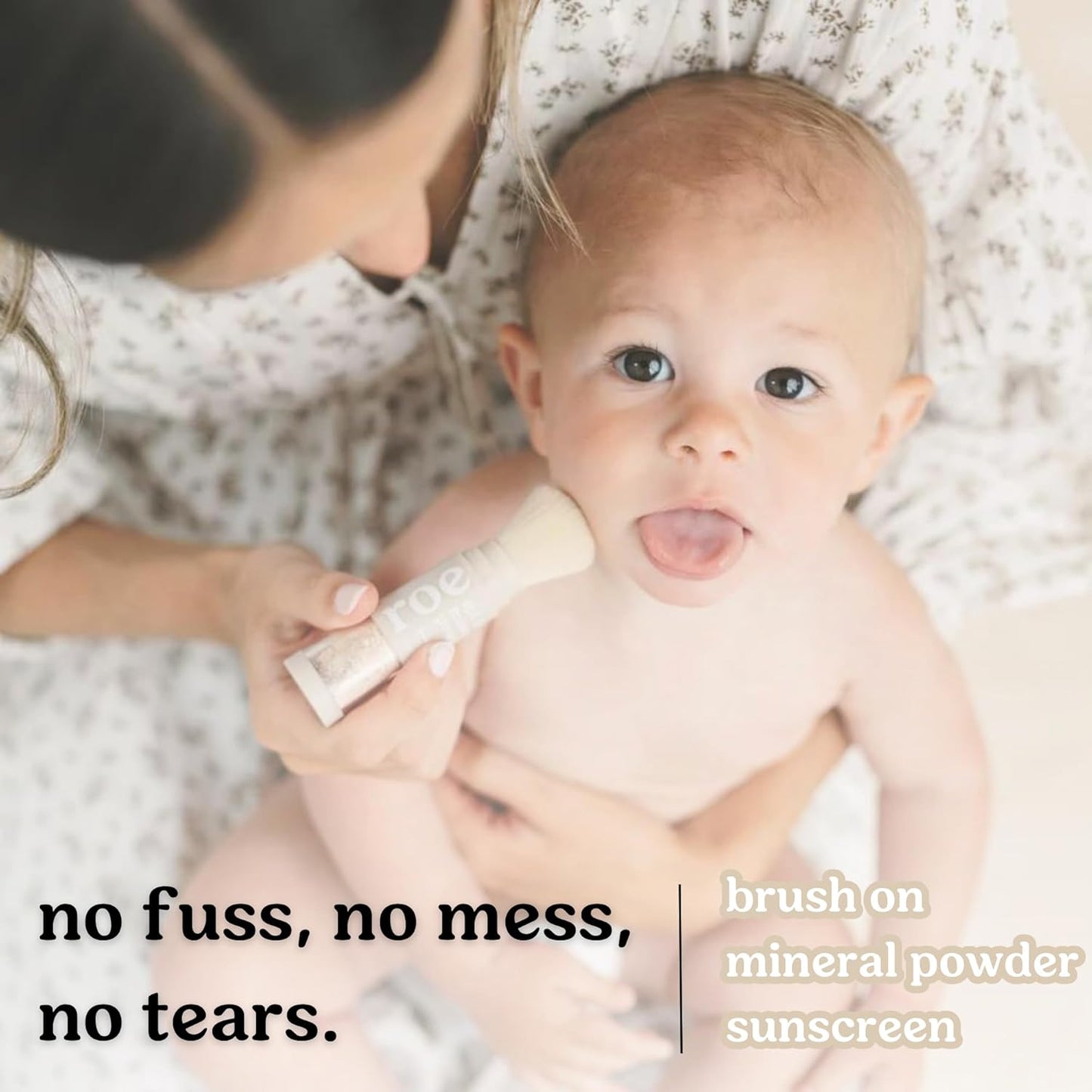 Roe Wellness- Kids SPF 50 Brush On Mineral Sunscreen Powder EWG, Reef-Friendly, Easy to Apply for Kids, Babies & Parents-GlimoraGlow