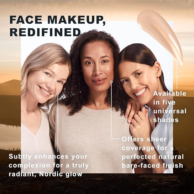 Lumene Invisible Illumination Instant Beauty Glow Serum - Sheer-Coverage Face Makeup + Brightening Serum - Infused with Nordic Algae and Vitamin E for Instant Radiance - Universal Medium (30ml)-GlimoraGlow