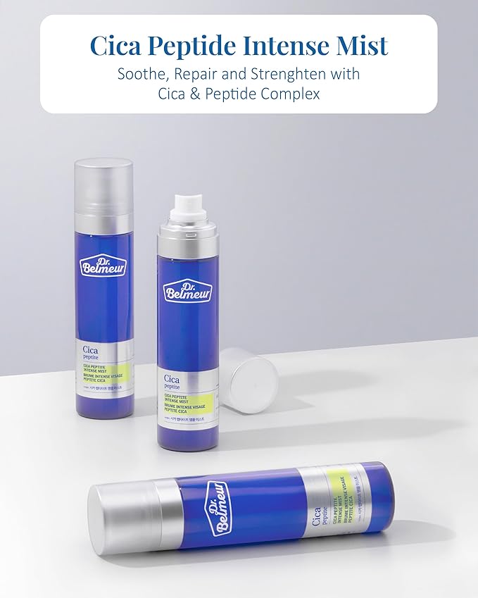 Advanced CICA Intense Mist for Sensitive Skin (4.1fl oz) - Ultra Fine Mist for Soothe, Hydrate. Korean Skin Care. Centella Asiatica, Betaine.-GlimoraGlow