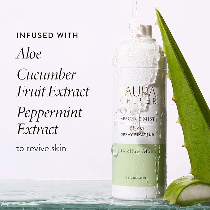 LAURA GELLER NEW YORK Spackle Mist Boost with Cooling Aloe - Long-Lasting Dewy Skin Makeup Setting Spray-GlimoraGlow