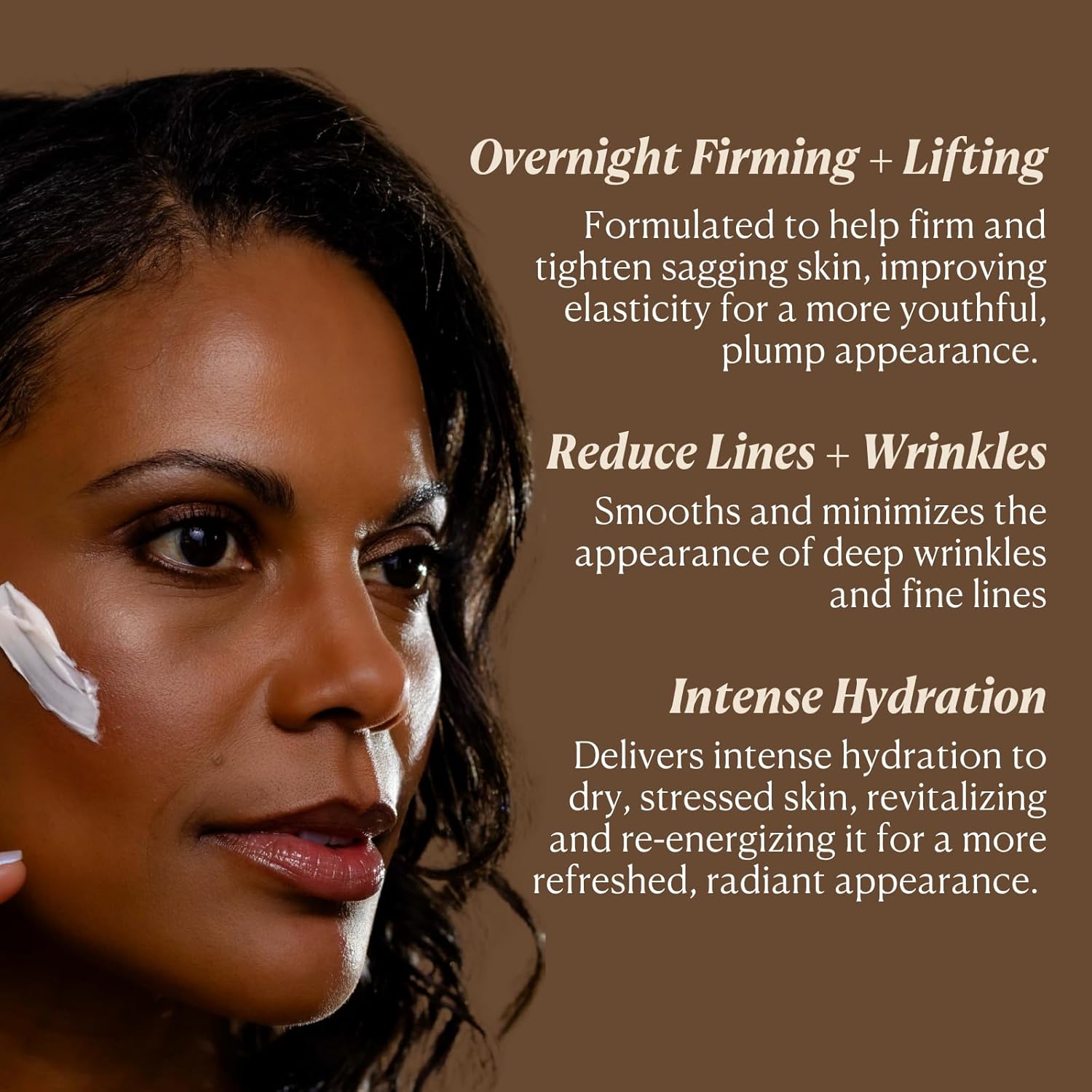 Nakery Lift-Tox Night Cream for Women - Overnight Anti Wrinkle Face Cream for Firmer & Smoother Complexion - Hydrating Night Cream for Women with Crepey Skin - Rich Night Face Cream for Mature Skin-GlimoraGlow