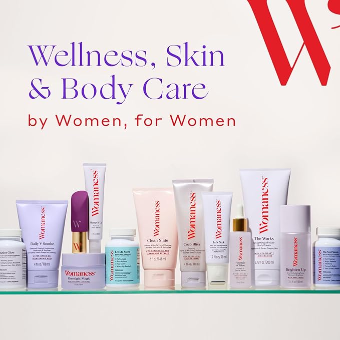 Womaness Plump It Up Retinol Serum – Roll-On Hydrating Face Serum for Women w/ Hyaluronic Acid & Collagen Boosting Retinol – Anti Aging for Fine Lines, Wrinkles & Smoothing Ceramide NG Skincare (30ml)-GlimoraGlow