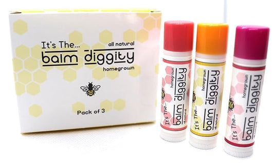 It's The Balm Diggity Beeswax All Natural, Moisturizing, And Nourishing Lip Balm, Made With Only 5 Ingredients, 1 tube, 0.15 ounces (3-PACK)-GlimoraGlow
