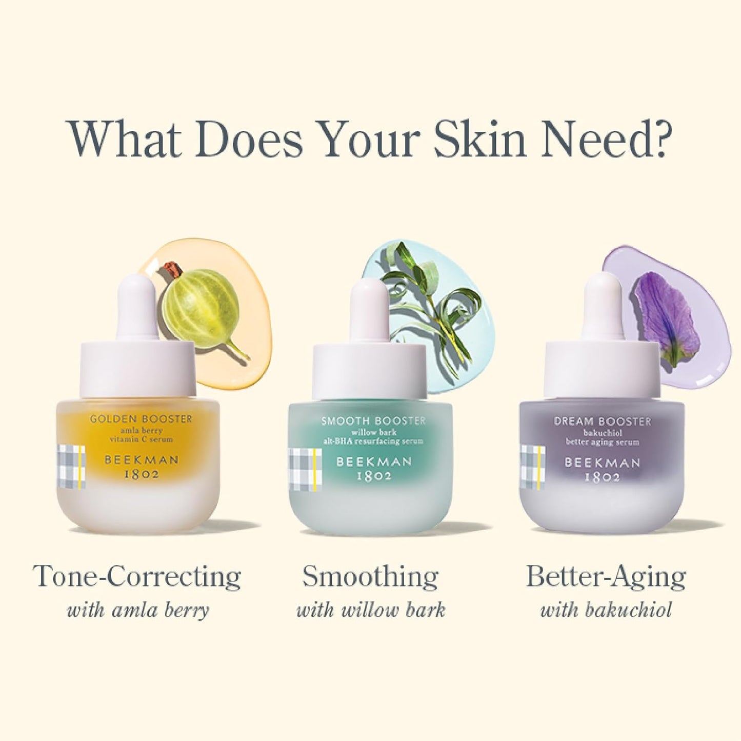 Beekman 1802 Dream Booster Bakuchiol Retinol Alternative Facial Serum - Squalane & Bakuchiol Oil Serum For Sensitive Skin - Night Moisturizer For Fine Lines & Pore Minimizer - Fragrance Free, Vegan-GlimoraGlow